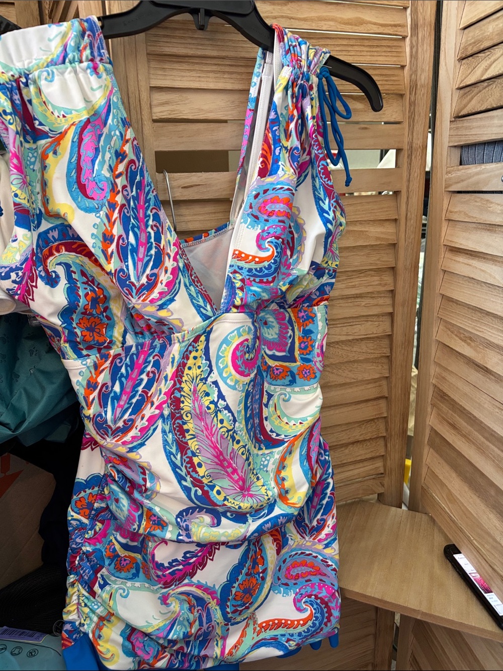Mazu Swim One-Piece Swimsuit in Multicolor Paisley 14